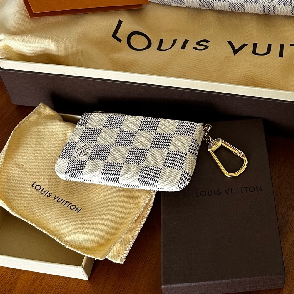 Louis Vuitton LV Damier Azur Key Pouch